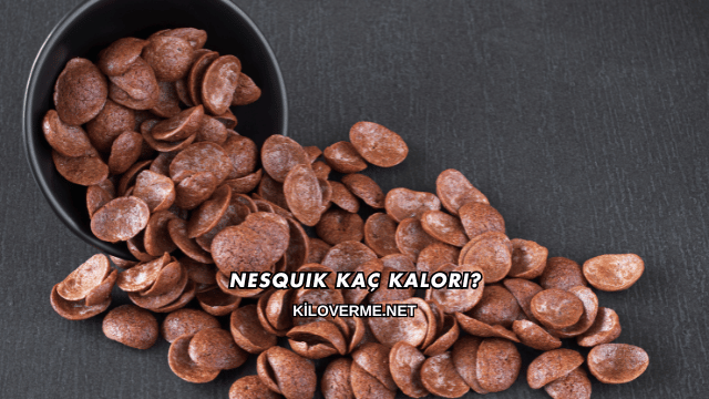 Nesquik Kaç Kalori?