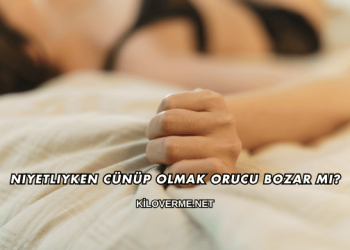 Niyetliyken Cünüp Olmak Orucu Bozar mı?