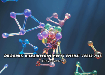Organik Bileşiklerin Hepsi Enerji Verir mi?