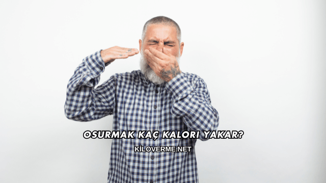 Osurmak Kaç Kalori Yakar?
