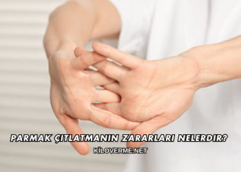 Parmak Çıtlatmanın Zararları Nelerdir?
