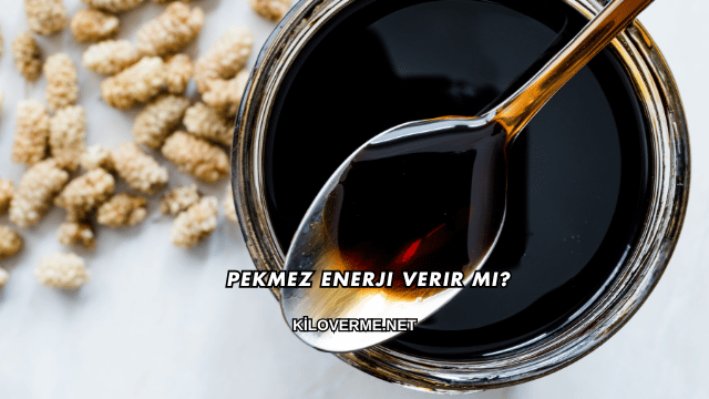 Pekmez Enerji Verir mi?