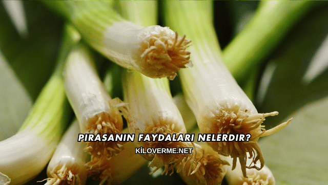 Pırasanın Faydaları Nelerdir?