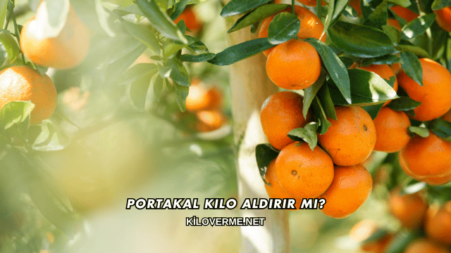 Portakal Kilo Aldırır mı?