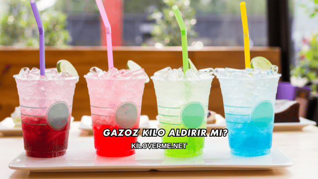 Gazoz Kilo Aldırır mı?