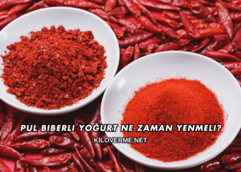 Pul Biberli Yoğurt Ne Zaman Yenmeli?