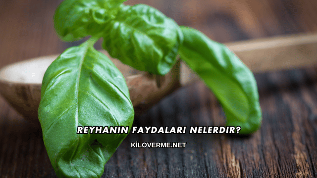 Reyhanın Faydaları Nelerdir?