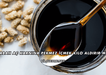 Sabah Aç Karnına Pekmez İçmek Kilo Aldırır mı?