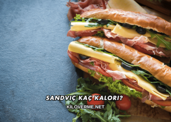 Sandviç Kaç Kalori?