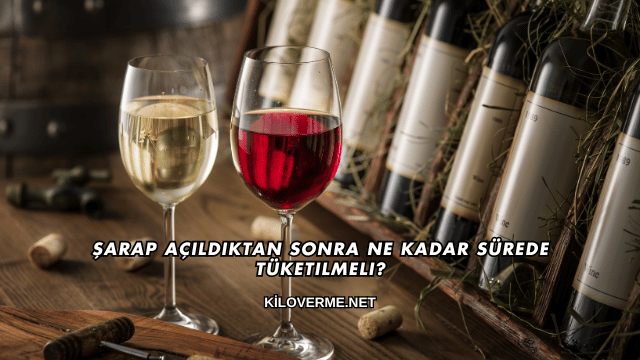 Şarap Açıldıktan Sonra Ne Kadar Sürede Tüketilmeli?