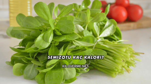 Semizotu Kaç Kalori?