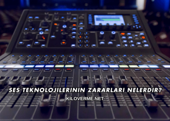 Ses Teknolojilerinin Zararları Nelerdir?