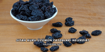 Siyah Kuru Üzümün Faydaları Nelerdir?