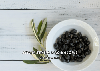 Siyah Zeytin Kaç Kalori?
