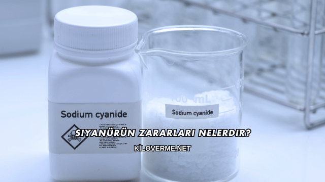 Siyanürün Zararları Nelerdir?