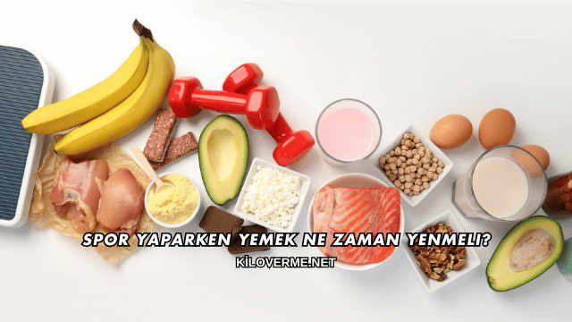 Spor Yaparken Yemek Ne Zaman Yenmeli?
