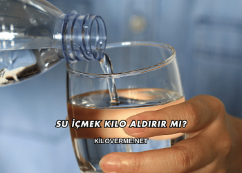 Su İçmek Kilo Aldırır mı?