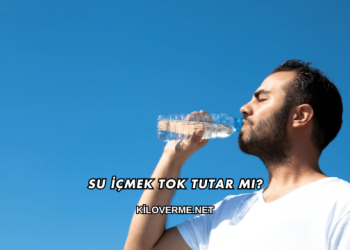 Su İçmek Tok Tutar mı?