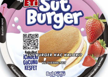 Süt Burger Kaç Kalori?