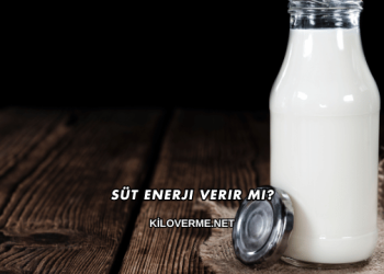 Süt Enerji Verir mi?