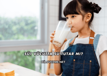 Süt Vücutta Su Tutar mı?
