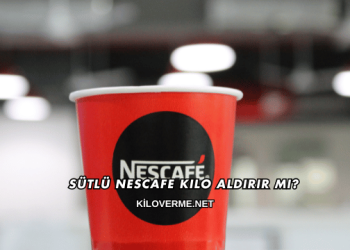 Sütlü Nescafe Kilo Aldırır mı?