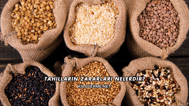 Tahılların Zararları Nelerdir?