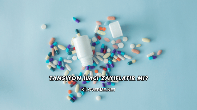 Tansiyon İlacı Zayıflatır mı?