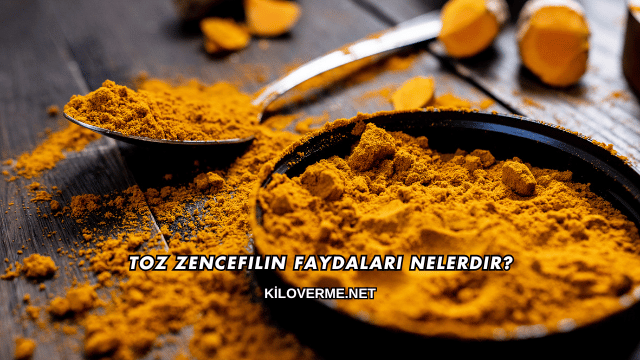 Toz Zencefilin Faydaları Nelerdir?