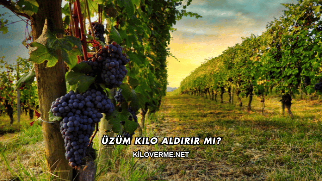 Üzüm Kilo Aldırır mı?