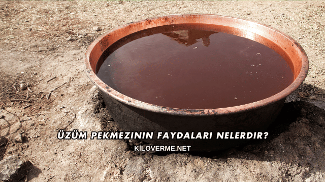 Üzüm Pekmezinin Faydaları Nelerdir?
