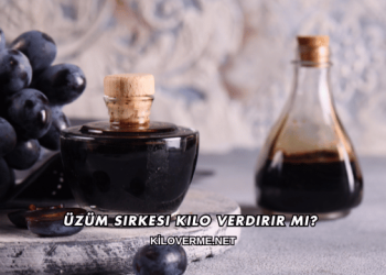 Üzüm Sirkesi Kilo Verdirir mi?