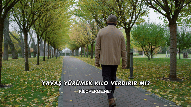 Yavaş Yürümek Kilo Verdirir mi?