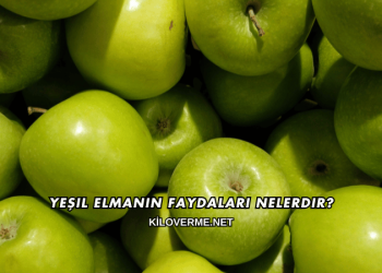 Yeşil Elmanın Faydaları Nelerdir?