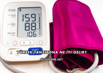 Yüksek Tansiyona Ne İyi Gelir?