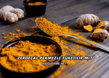 Zerdeçal Pekmezle Tüketilir mi?