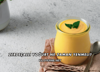 Zerdeçallı Yoğurt Ne Zaman Yenmeli?