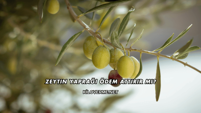Zeytin Yaprağı Ödem Attırır mı?