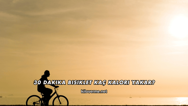 30 Dakika Bisiklet Kaç Kalori Yakar?