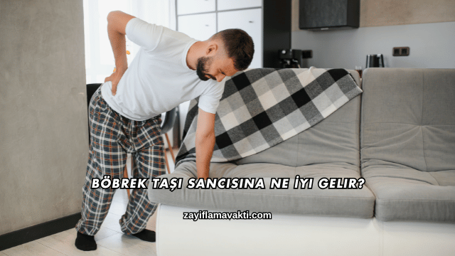 Böbrek Taşı Sancısına Ne İyi Gelir?