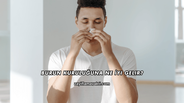 Burun Kuruluğuna Ne İyi Gelir?