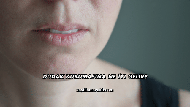 Dudak Kurumasına Ne İyi Gelir?