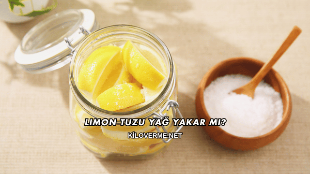 Limon Tuzu Yağ Yakar mı?