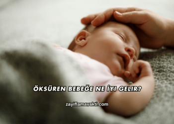 Öksüren Bebeğe Ne İyi Gelir?