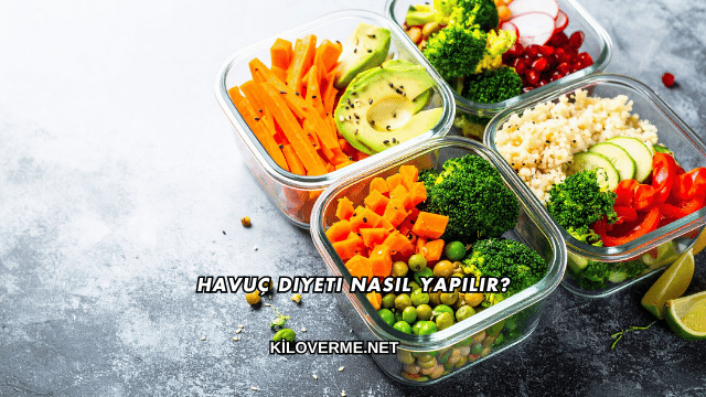 Havuç Diyeti Nasıl Yapılır?