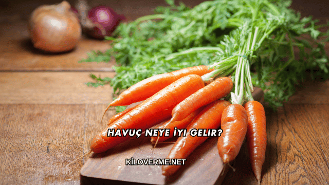 Havuç Neye İyi Gelir?