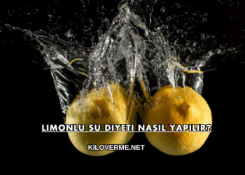 Limonlu Su Diyeti Nasıl Yapılır?