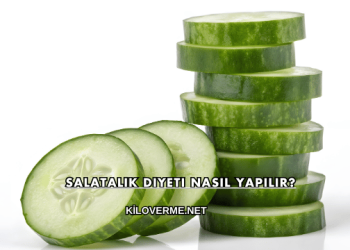 Salatalık Diyeti Nasıl Yapılır?