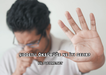 Şiddetli Öksürüğe Ne İyi Gelir?