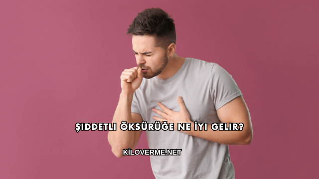 Şiddetli Öksürüğe Ne İyi Gelir?